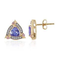 Orecchini in oro con Tanzanite