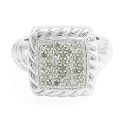 Anello in argento con Diamante Champagne
