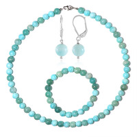 Parure in argento con Amazzonite