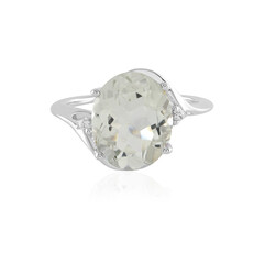 Anello in argento con Ametista Verde