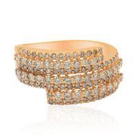 Anello in oro con Diamante Rose de France SI1 di Argyle