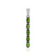 Ciondolo in argento con Diopside Russo