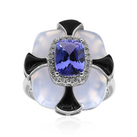 Anello in oro con Tanzanite AAA (CIRARI)