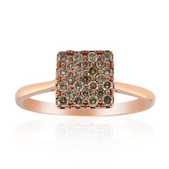 Anello in oro con Diamante Rose de France SI1 di Argyle