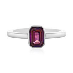 Anello in argento con Topazio Mistico Porpora