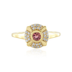 Anello in argento con Tormalina Rosa Nigeriana