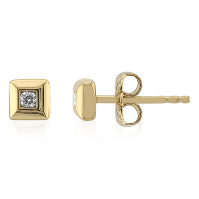 Orecchini in argento con Diamante SI1 (G) (Annette)