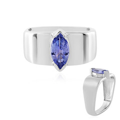 Anello in argento con Tanzanite