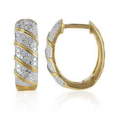 Orecchini in argento con Diamante I3 (I)