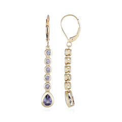 Orecchini in oro con Tanzanite (KM by Juwelo)