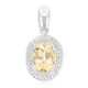 Ciondolo in argento con Quarzo Champagne
