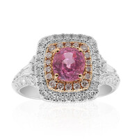 Anello in oro con Spinello Birmano Rosa (CIRARI)
