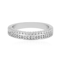 Anello in argento con Diamante PK (J)