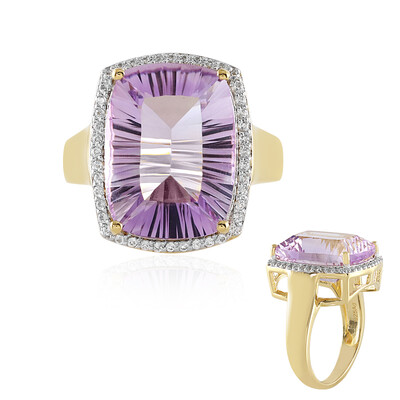 Anello in argento con Ametista Rose de France