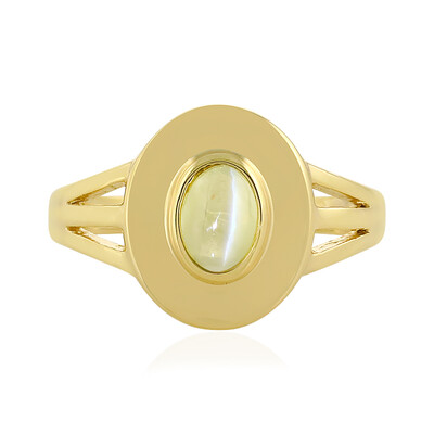 Anello in argento con Crisoberillo Occhio di Gatto