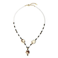 Collana in argento con Crisoprasio Limone