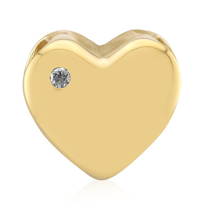 Ciondolo in argento con Diamante SI1 (G) (Annette)