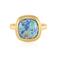 Anello in argento con Azzurrite