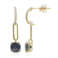 Orecchini in oro con Tanzanite (non riscaldata) (CIRARI)
