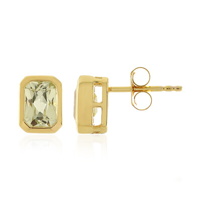 Orecchini in argento con Kunzite Canarino