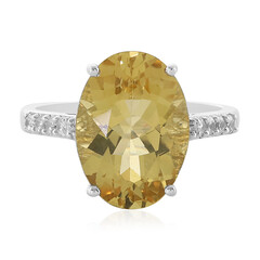 Anello in argento con Labradorite Dorata