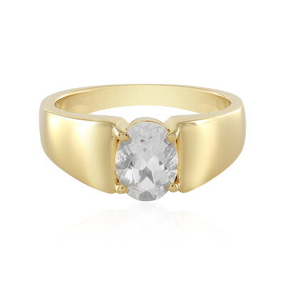 Anello in argento con Topazio Bianco