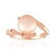 Anello in argento con Perla Ming color Pesca (TPC)