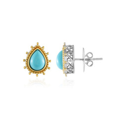 Orecchini in argento con Turchese Sleeping Beauty (Dallas Prince Designs)