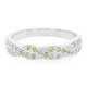 Anello placcato in platino con Diamante Fancy