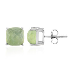 Orecchini in argento con Prehnite