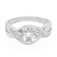 Anello in argento con Goshenite