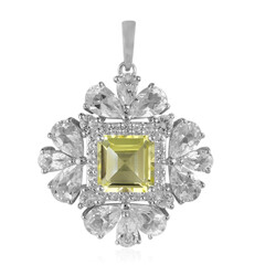 Ciondolo in argento con Citrino Limone