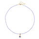 Collana in argento con Tanzanite