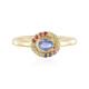 Anello in argento con Zaffiro Ceylon Blu (non riscaldato)