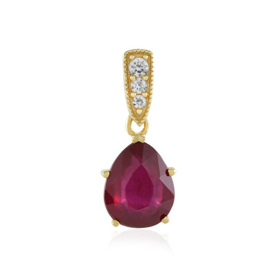 Ciondolo in argento con Rubino Bemainty