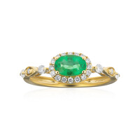 Anello in oro con Smeraldo Zambia AAA (CIRARI)