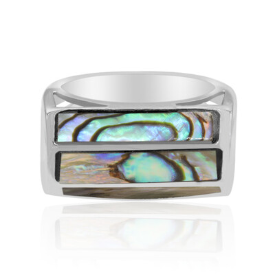 Anello in argento con Conchiglia Abalone