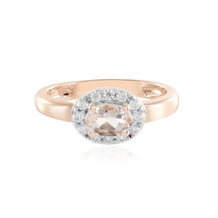 Anello in argento con Morganite