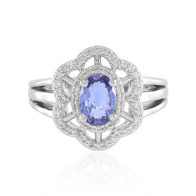 Anello in argento con Tanzanite