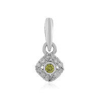 Ciondolo in argento con Diamante Giallo I2