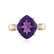 Anello in argento con Ametista Zambiana