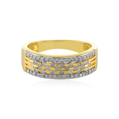 Anello in argento con Diamante I4 (J)
