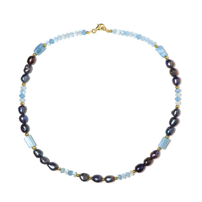 Collana in argento con Acquamarina