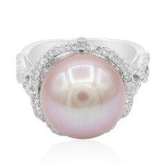 Anello in argento con Perla Ming (TPC)