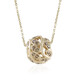 Collana in oro con Diamante Champagne I3 (de Melo)