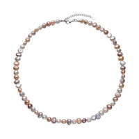 Collana in argento con Perla di Acqua Dolce