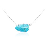 Collana in argento con Turchese Kingman (Anne Bever)