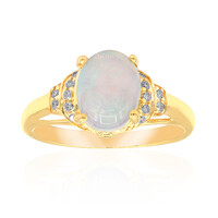 Anello in oro con Opale Australiano