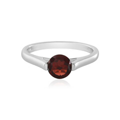 Anello in argento con Granato d’India