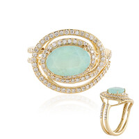 Anello in oro con Opale Paraiba (de Melo)